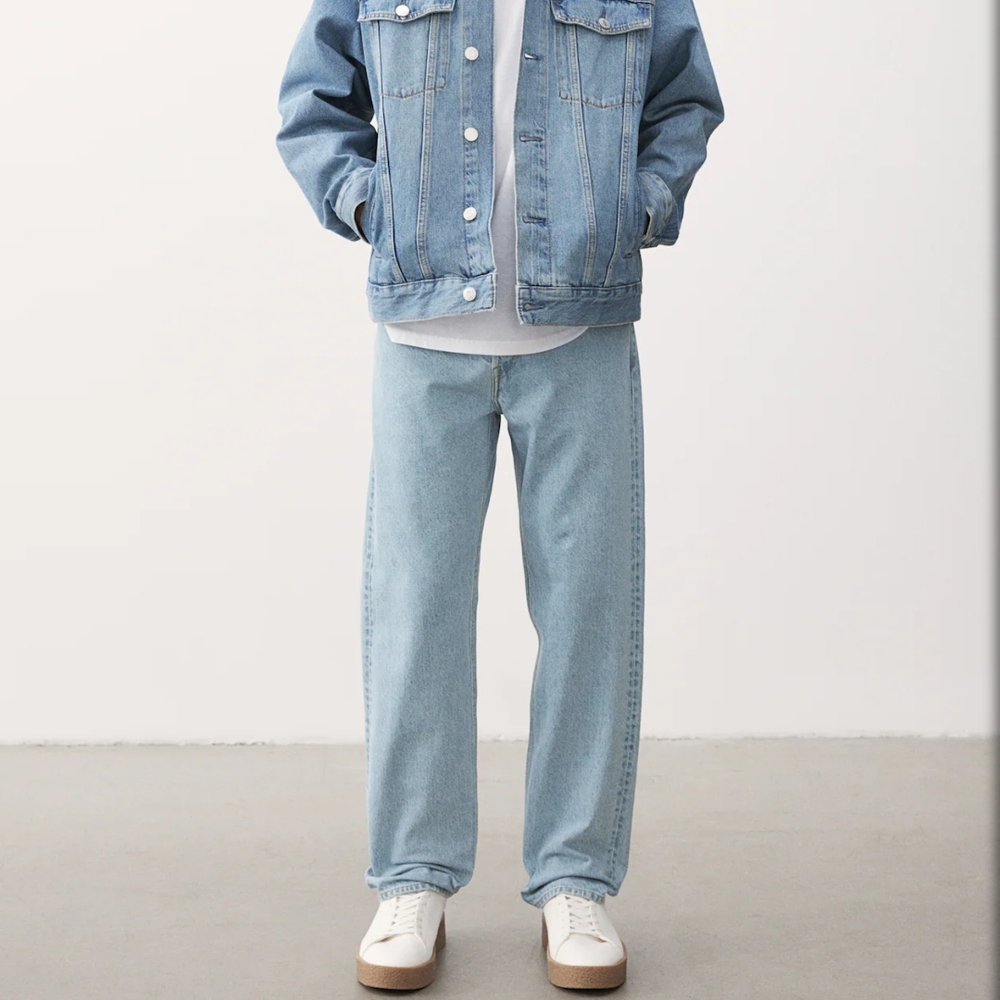 H&M Relaxed Blue Jeans Comfortable Fit